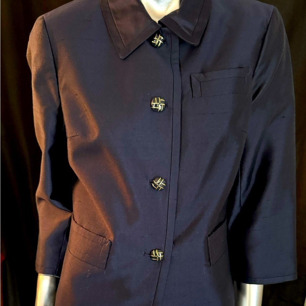 Navy Talbot Blazer - Picture 4 of 4